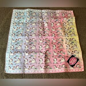 *6 for $10!* Safety Kids Unicorn Bandana Pastel Colors Gradient Rainbow Cupcake